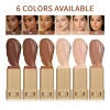 Skin Tint Foundation Stick 6 Colors Balm Serum Boosted Smooth Plumper Hight Coverage Travel Bronze Foundation Stick Makeup