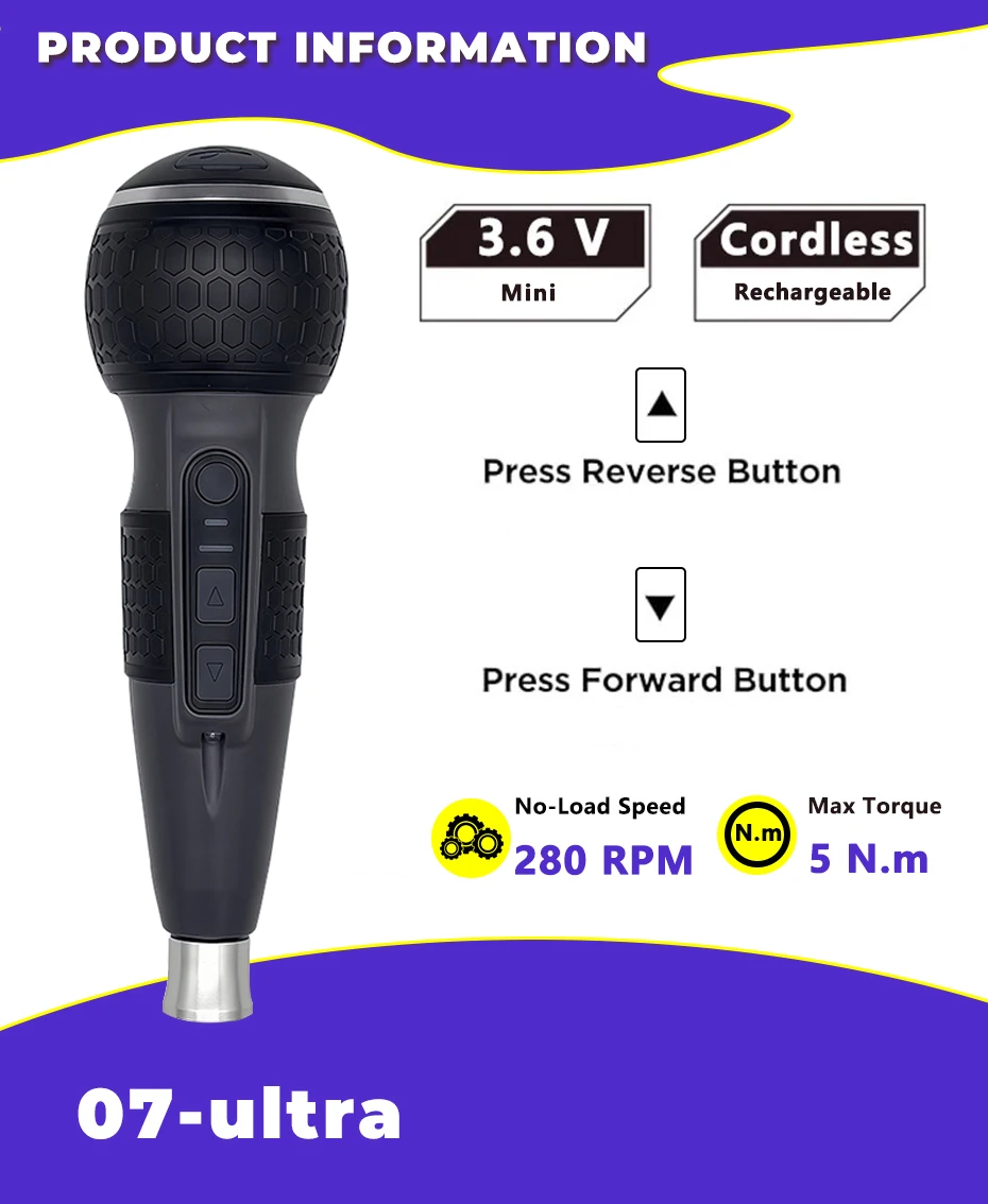 SHENHAOXU Portable Cordless Electric Screwdriver 5–15Nm Torque 1800mAh Quick Charge LED Light DIY Repair Tool - Image 2