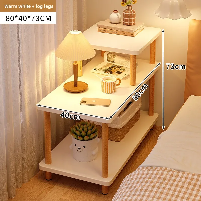 Household Goods Bedside Table Narrow Table Bedroom Small Cabinet Bedside Table Bedside Table - Image 4
