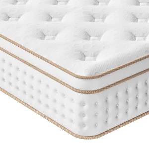 Vesgantti 3ft Single Mattress (90X190Cm), 12 Inch Hybrid with Pocket Springs & Edge Support, Medium Firm