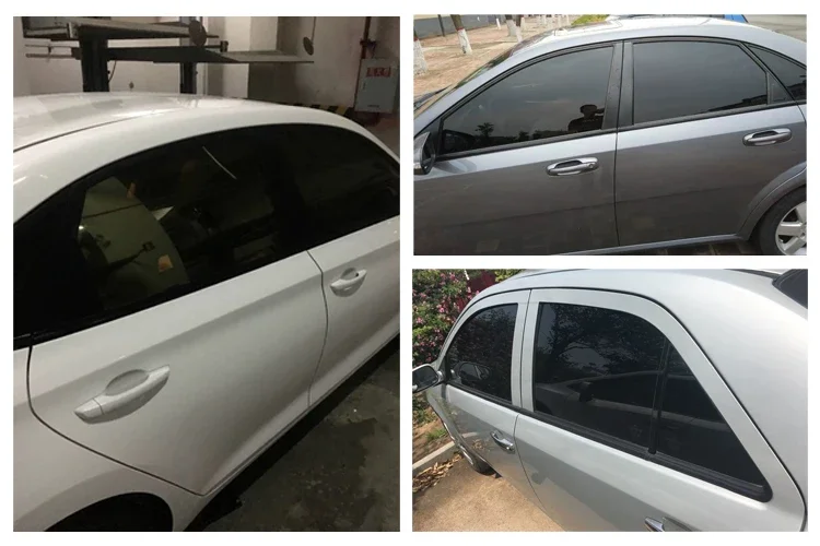 Multi-size Black Car Window Film Roll Car Auto Home Self Adhesive Glass Tint Privacy UV Protector Window Sticker Sun Shade Film - Image 5