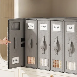 New Solid Color Simple Non-woven Fabric Bed Sheet Storage Box Fabric Bed Sheet Storage Wardrobe Bedroom Duvet Cover Storage Box