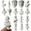 1PC Nordic Style Sculpture Greek Mythology Plaster Statue David Head Portraits Bust Mini Gypsum Statue Drawing Practice Crafts