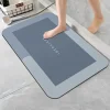 Diatomaceous Earth Bath Mat Super Absorbent Non Slip Fast Drying Soft Floor Mat for Bathroom Shower Laundry Bedroom Kitchen RV