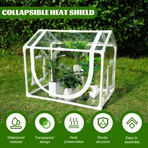 Transparent Mini Greenhouse Tent PVC Portable Foldable Small Garden Plant Tent for Indoor Outdoor Planting Protective Cover NEW