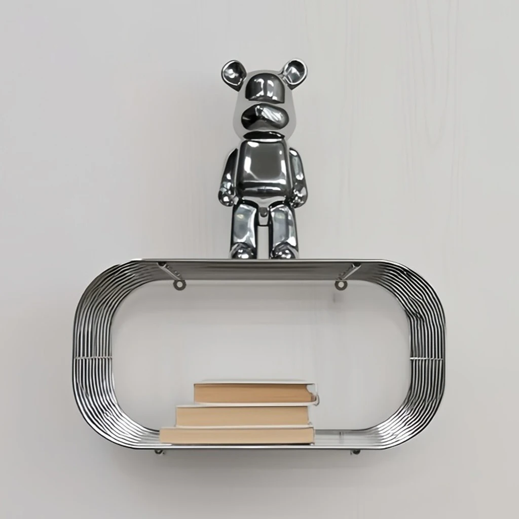 Nordic Coffee Tables Stainless Steel Bookshelf Living Room Minimalism Side Table Modern Design Tea Table Creative Home Furniture - Image 2