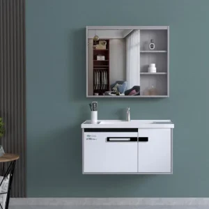 80CM Sink Luxury Storage Furniture Frees Standing Modern Design Toilet Painted Vanity Evkur Bathroom Cabinet