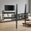 Full Motion TV Wall Mount for 26-55inch TV Floating TV Stand Swivel Tilt Horizontal Adjustment TV Wall Bracket