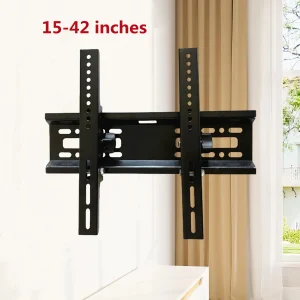 Universal LED LCD TV Wall Mount Bracket Tilt Adjustable Strengthen Support for 15''-42'' Load Up to 40kg VESA 200mm*200mm