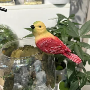 Garden Bird Statue Flower Pot Hugger Outdoor Decor For Tree, Resin Bird Figurine Plant Pot Decorations For Fence Balcony Patio