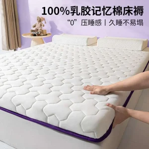 Latex Mattress Tatami Mattress Topper Sleeping Soft Pad Futon Bedroom Dormitory Student Single Tatami Sponge Mattress Cushion