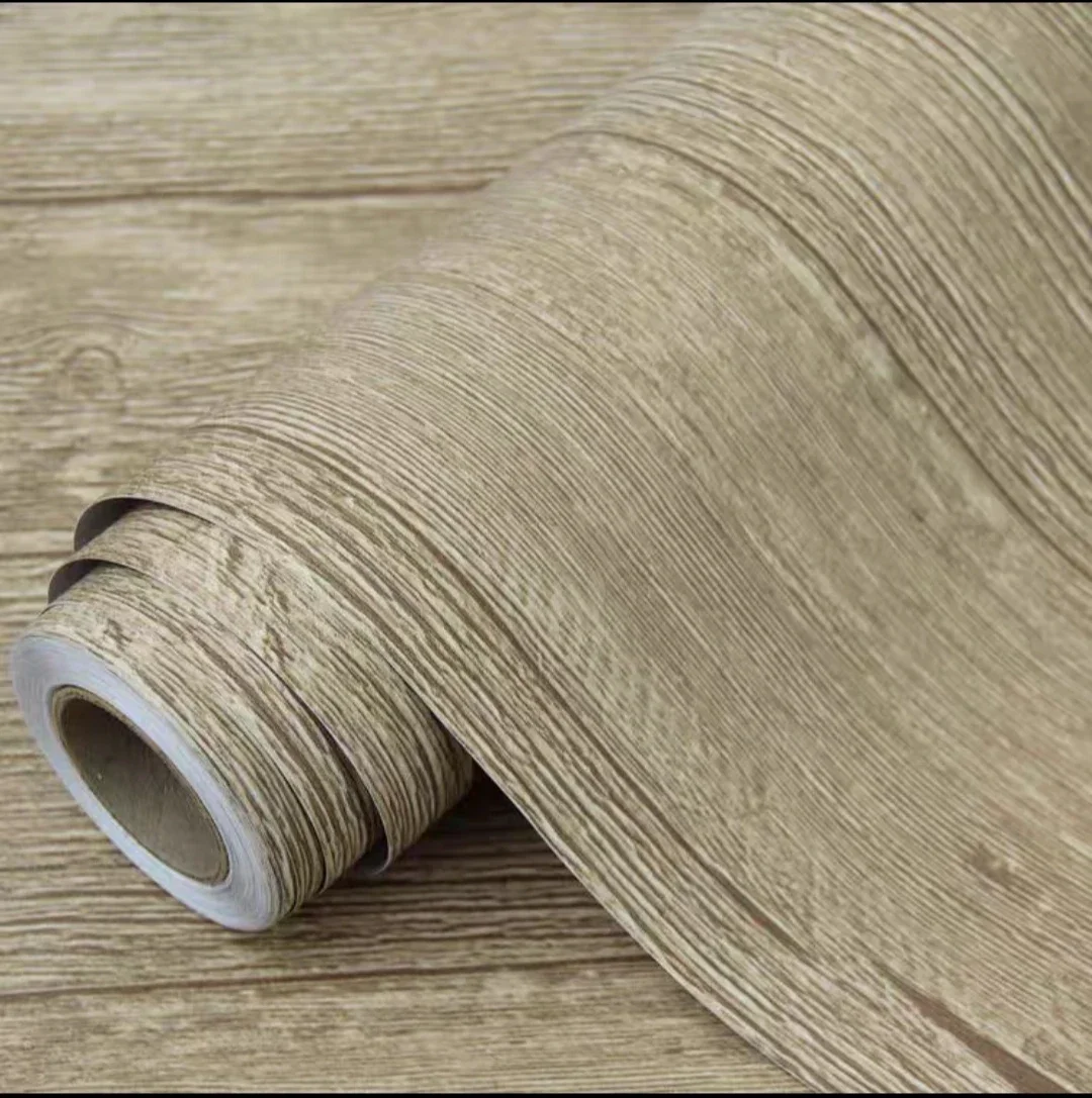 Peel and Stick Stickers Wood Grain Vinyl Floor Roll Stickers Waterproof Self Adhesive Floor Tile for Kitchen Bathroom Ground - Image 2