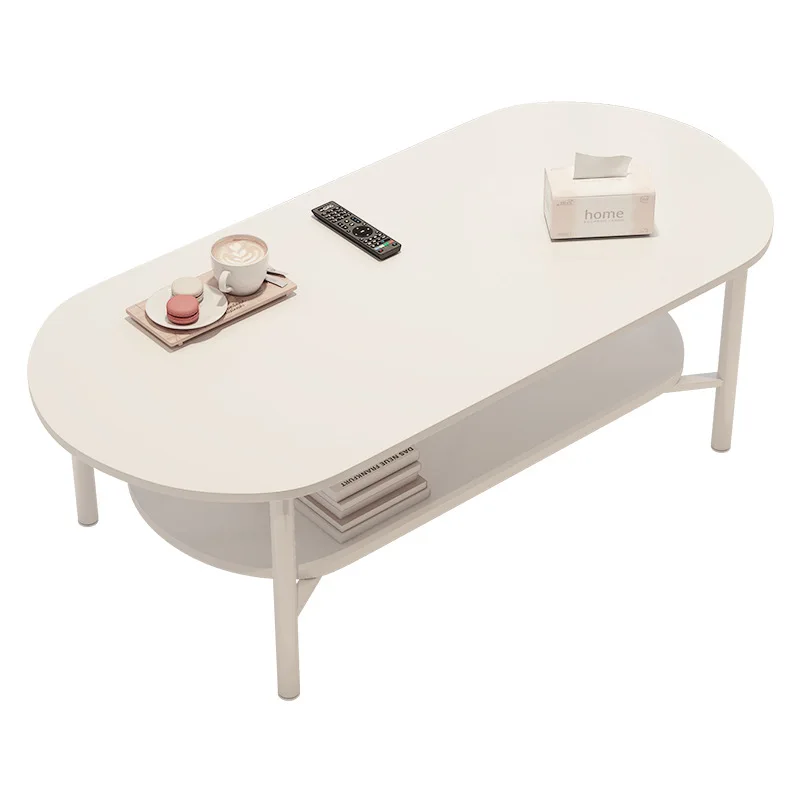 Coffee table small apartment living room household sofa tea table oval table small table - Image 5