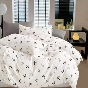 3 Piece Sheet Set bowknot embroidery duvet cover Set ， comfortable Bedding Set Bedspread for All Season
