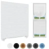 Self-adhesive Blinds Window Shades Blackout Pleated Curtains Cordless Paper Shade Folding Non-woven Fabric For Bathroom Balcony