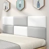 5PCS/ 3D Anti-Collision Wall Padding, Peel & Stick Upholstered Panels, Queen Headboard, Playroom Decorative Protection Panel