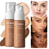Moisturizing foundation, concealer, waterproof face makeup base, suitable for women's makeup, Halloween gift
