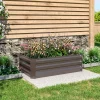 Garden Planter Raised Bed Outdoor Vegetable Plants Flowers Pots Box, S