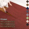 1Roll Carpet Floor Tiles, Peel and Stick Carpet Flooring Roll, Non Slip Absorbent Carpet Mat for Any Place
