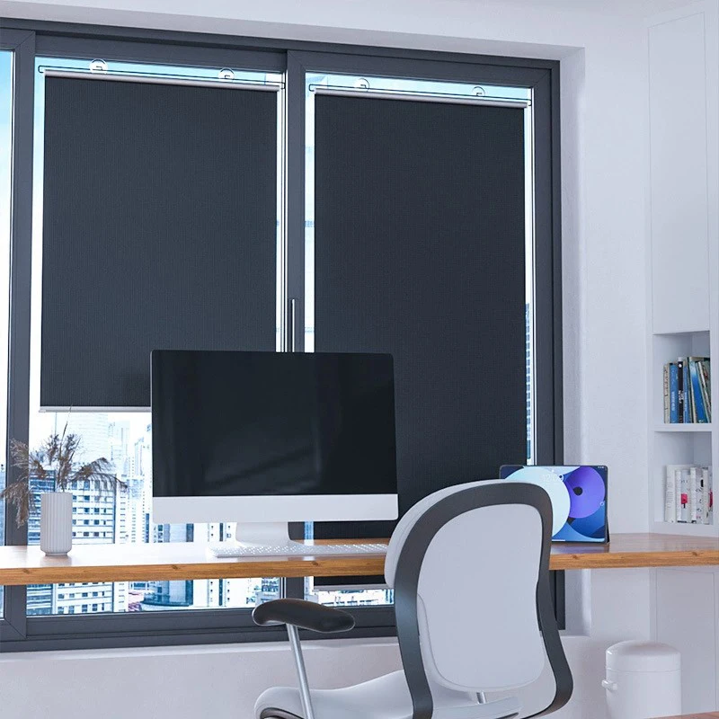 Roller Window Store Without Drill Blinds Home Decor Items Decoration Blind Blackout Day Night Drilling Rolling Outdoor Shutter - Image 3