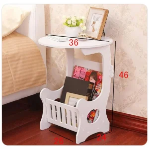 Nordic Mini Coffee Table, Small Round Storage Rack, Bedside Table Organizer, Bedroom Desk, Balcony Side Table, Living Room