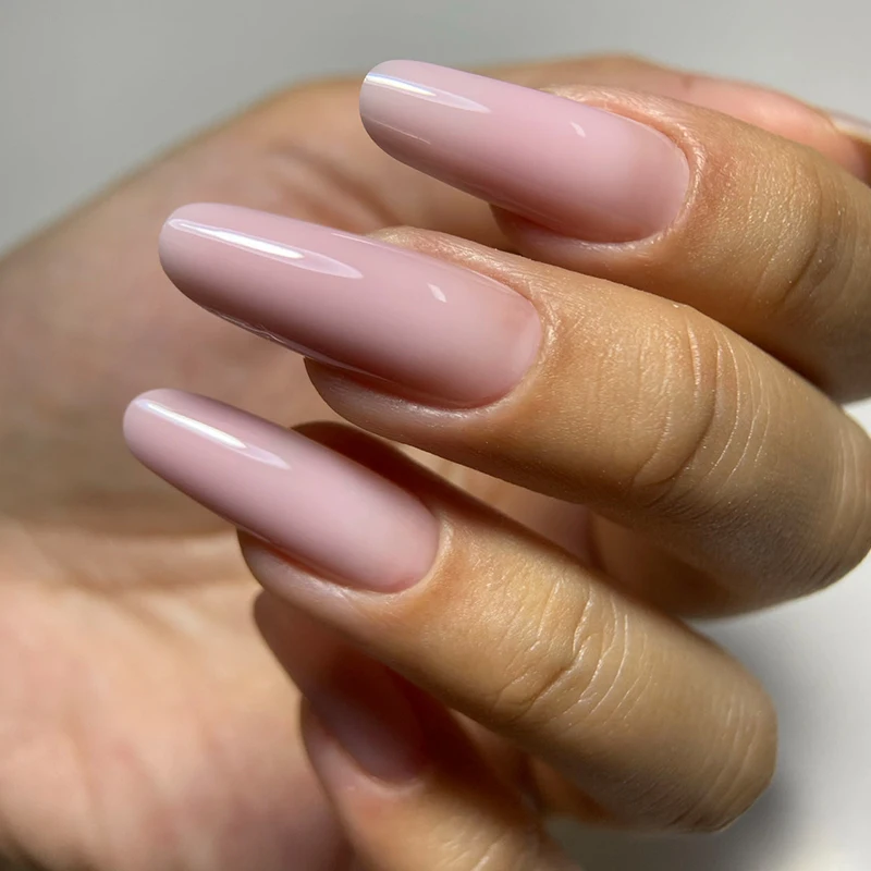MSHARE 50ml Baby Pink Builder Nails Gel Hema Tpo Free Gel Nail Construction Self Leveling Gel for Nail Extension UV Led - Image 5