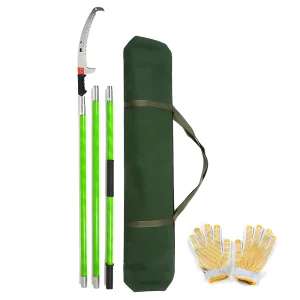 2-6M Telescopic Pole Saw Reciprocating Hand Tools Pruner Manganese Steel High Branch Trimmer Fruit Tree Home Garden Pruning Tool