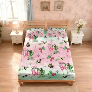 3pcs Magic Wicked Witch Butterfly Knot Printed Core Free Bed Sheet Set Multi Size Comfortable Bed Cover Bedroom Bedding Decorati