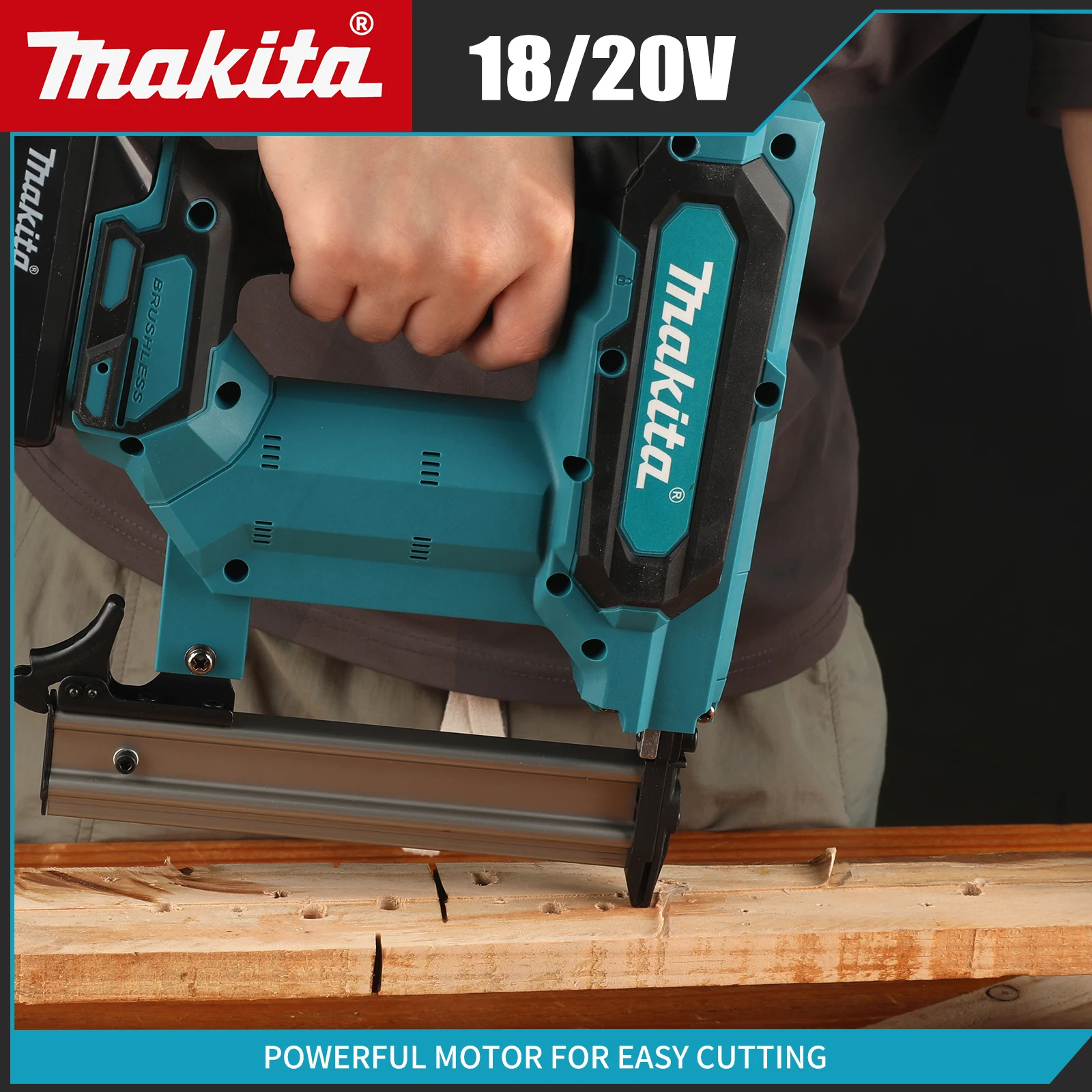 Makita F30 Straight Nails Staple Gun,Cordless Electric Impact Nail Gun Woodworking Construction Tools For Makita 18V Battery - Image 6