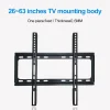 Universal TV Wall Mount Bracket for Most 26-63 Inch LED Plasma TV Mount up to VESA 400x400mm and 110 LBS Loading Capacity