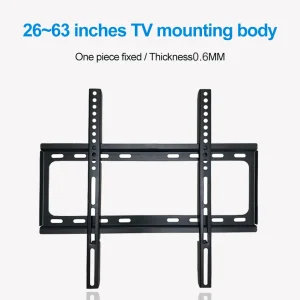 Universal TV Wall Mount Bracket for Most 26-63 Inch LED Plasma TV Mount up to VESA 400x400mm and 110 LBS Loading Capacity