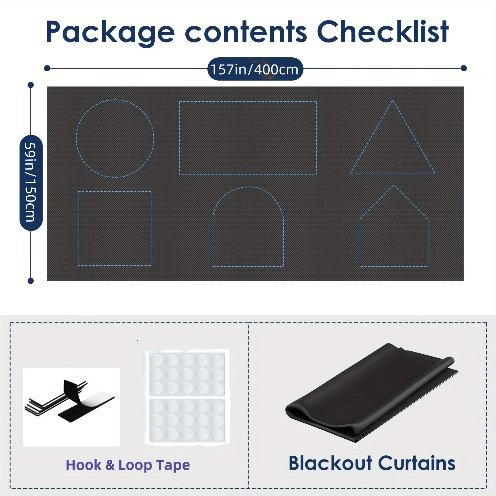 100 Blackout Window Cover Darkest Light Block Black Shade Privacy Film Anti Look House Home Tint Glass Cloth Curtain Bedroom - Image 3