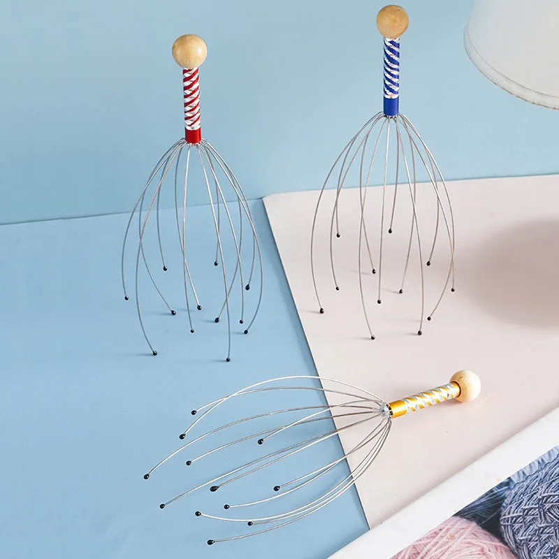 Octopus Head Massager Scalp Massagers With Claws Handheld Deep Relaxation Hair Stimulation And Stress Relief Massage TPAMQ001 - Image 3