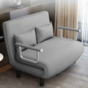 Updated Double Folding 2 Position Convertible Sleeper Armchair Chair Sofa Bed UK Upholstered Couch Sofabed Settee Recliner Beds