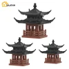 Mini Pagoda Statue Fairy Garden Decor Ancient Building Model Japanese Pavilion Decorations Zen Garden Aquarium Bonsai Decor