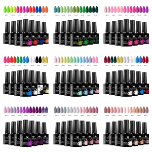 7pc Nail Gel Polish Set DIY Nail Art Design All For Decoration Soak Off UV Gel Long Lasting Manicure Painting Gel Vernis Kits