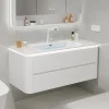 Bathroom Cabinet With Mirror Sink Vanity Plywood Slab Basin Floor-standing For Countertop High Quality Bathroom Cabinet