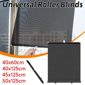 Universal Nail-free Roller Blinds Suction Cup Sunshade Blackout Curtain Car Bedroom Kitchen Office Window Sun-shading Curtains