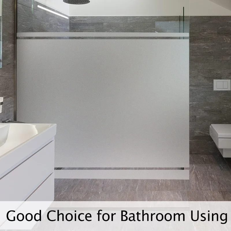 Frosted Privacy Decorative Film, Heat and UV Resistant, Anti-static, Adhesive Free Small Office/home Office - Image 5