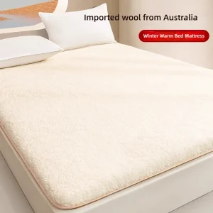 Winter 100% Australian wool mattress, thick and warm blanket, lamb wool mattress, bedding, bottom