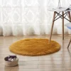 Hand Tufted Soft Sheepskin Rug Chair Cover Bedroom Living Room Mat Round Wool Warm Hairy Carpet Seat Artificial Fur Area Rugs