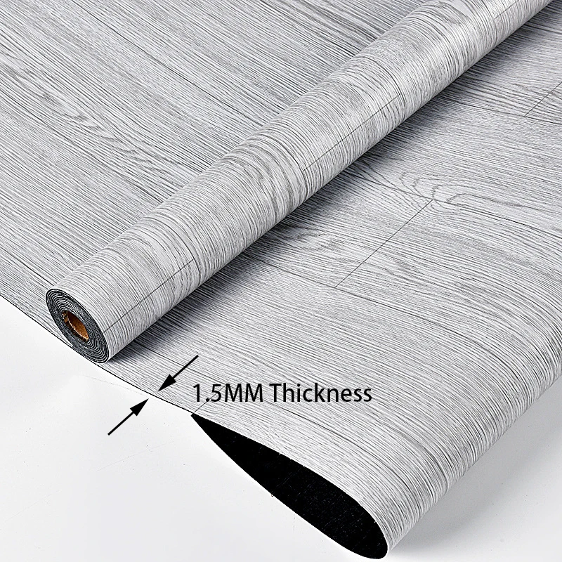 40CMx3/10M Thickened Wooden Pattern Floor Tile Self adhesive Waterproof Floor and Wall Stickers for Home Decoration - Image 5