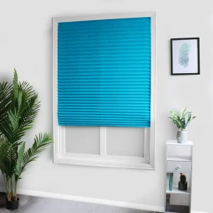 Self-Adhesive Blinds Semi-Blind Curtains Bathroom Kitchen Balcony Office Blinds Pleated Curtains Window Decor