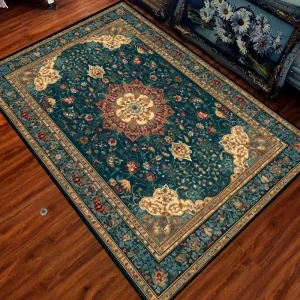 Vikama Persian Crystal Pile Moroccan Carpet Living Room Bedroom Full Vintage Ethnic Style Carpet