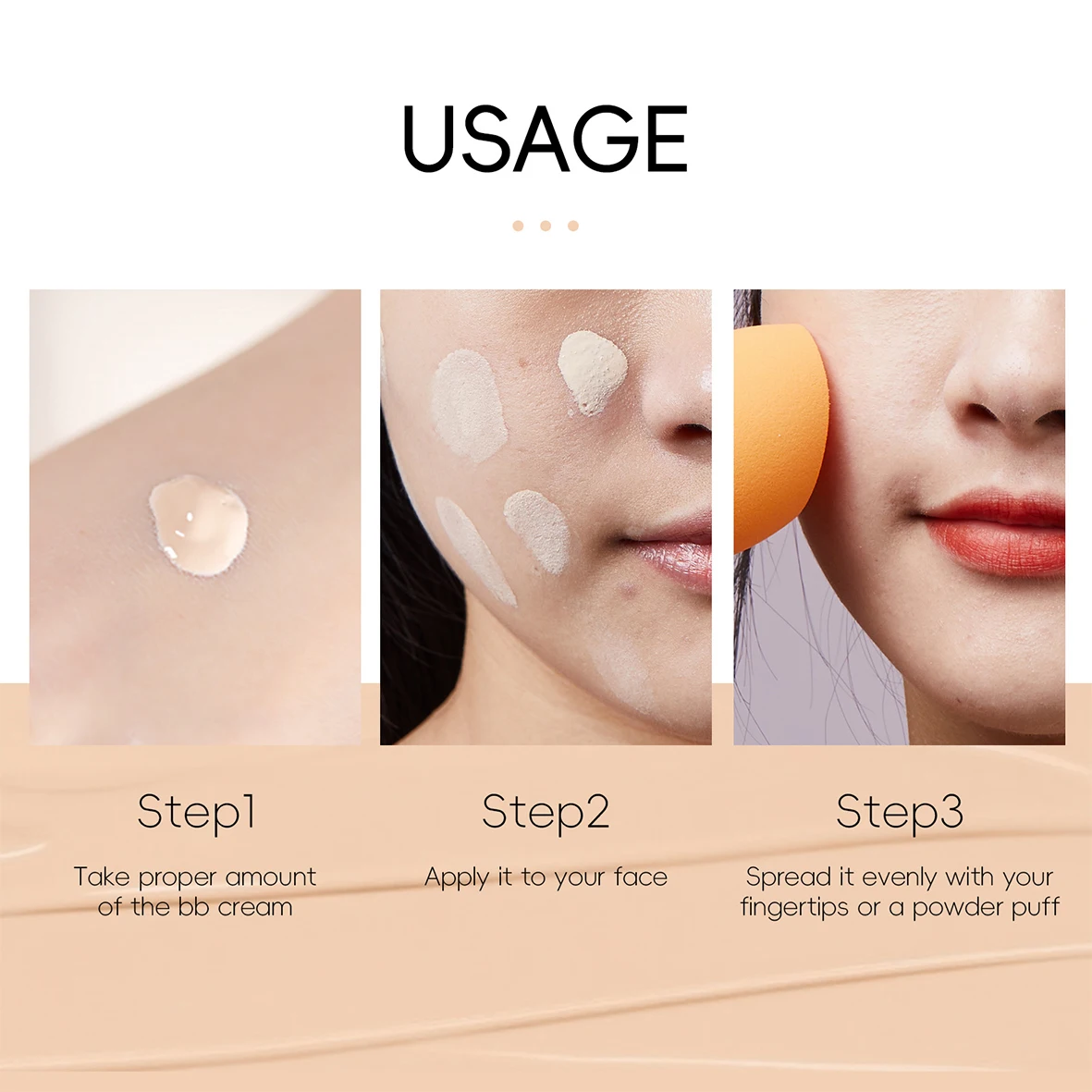 6-color optional concealer BB cream 30ml natural facial concealer primer liquid foundation - Image 3