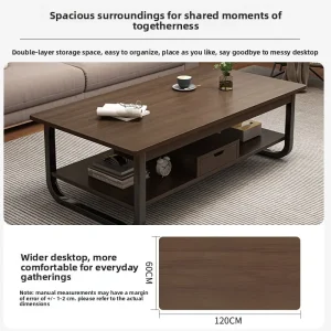 Coffee table living room household small apartment new simple rental house with small table simple rectangular side table