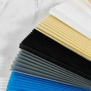 Pleated Paper Blackout Window Shades - Adjustable Light-Control Blinds for Indoor Privacy, Easy Installation & Durable Design