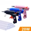 20W Hot Melt Glue Gun DIY Mini Household Industrial Guns Heat Temperature Thermo EU Electric Repair Tool Use 7mm Glue Sticks
