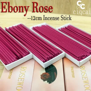 High-Quality Chinese Agarwood Incense with Rose Scent, 12cm Long Natural Incense Sticks, 35 Sticks/Box, Made from Agarwood and Rose Powder, Strong and Long-Lasting Fragrance, Refreshing and Invigorating, Purifies the Air, Suitable for Home, Office, Hotel, Club, Etc., Light Luxury Packaging, Ideal for Holiday Gifts