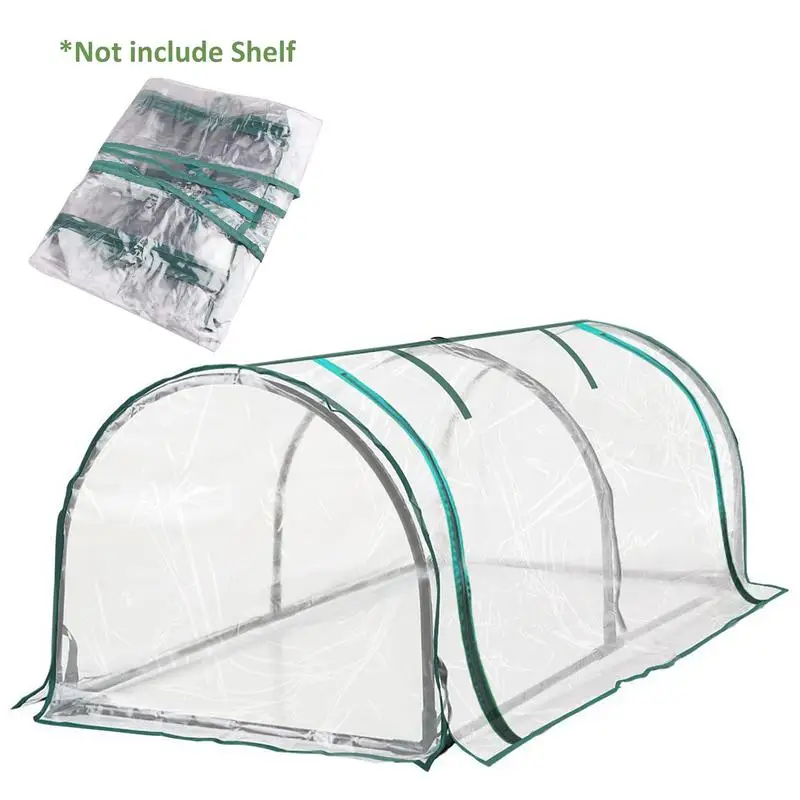 Portable Home Tunnel Tent Small Greenhouse Cover Garden accessories for Outside Winter Air Circulation Bracket Not Included - Image 3